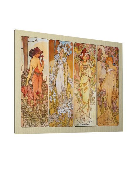 Πίνακας ζωγραφικής The flowers, A.Mucha
