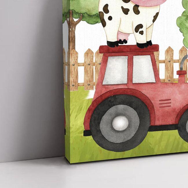 Canvas welcome to my baptism, My farm theme