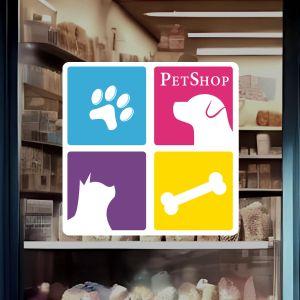 Pet shop sticker, Art II