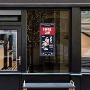 Αυτοκόλλητο Barber shop, Art III 2