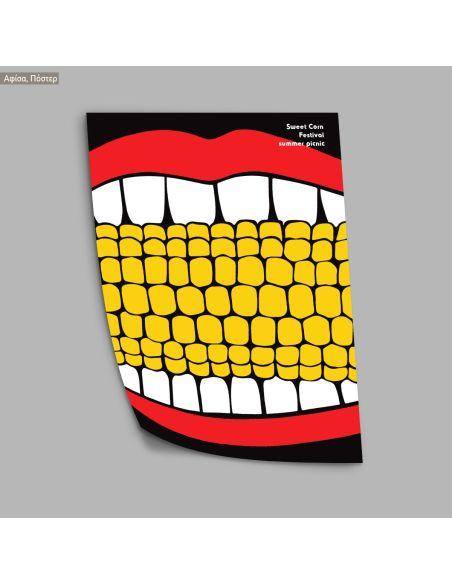 Sweet corn festival, αφίσα, κάδρο 