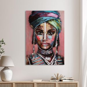 Canvas print, Woman with headband