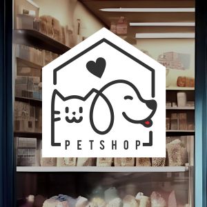 Αυτοκόλλητο pet shop, Art III