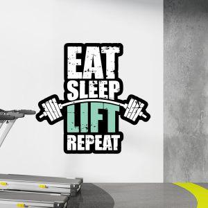 Gym wall sticker, Repeat