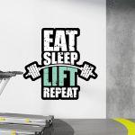 Gym wall sticker, Repeat
