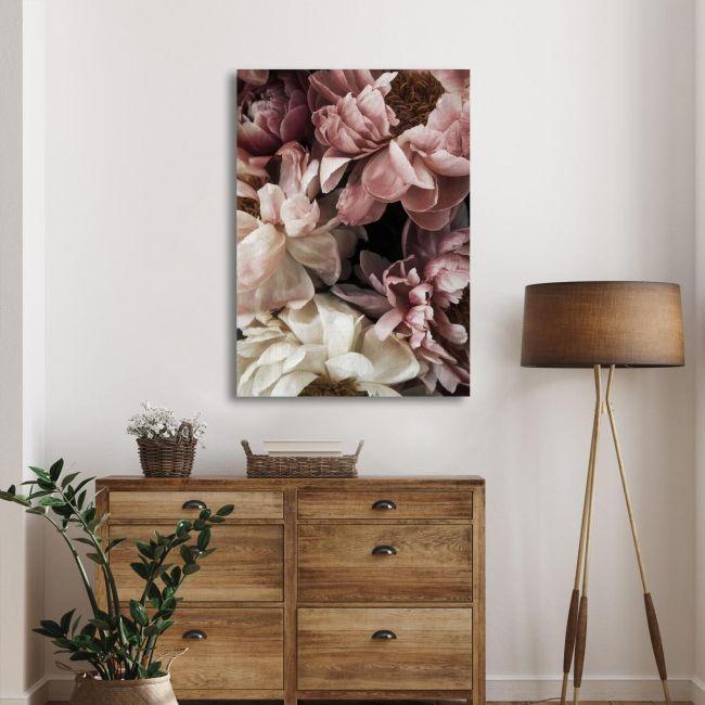 Πίνακας σε καμβά Flower wall   I Καμβάς τελαρωμένος 3