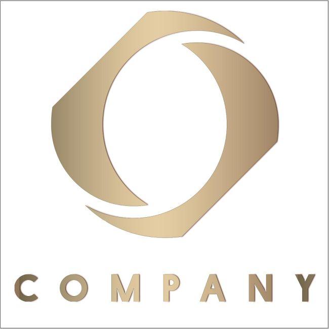 Acrylic gold mirror Your logo