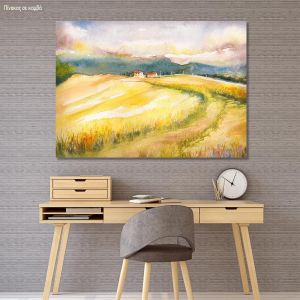 Canvas printTuscan hills in Italy