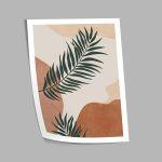 Leaves with abstract shapes αφίσα κάδρο  Αφίσα