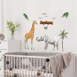 Wall stickers watercolor, Savanah