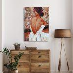 Canvas print Red head II