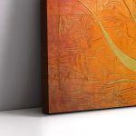 Canvas print Golden sun