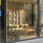 Shop window sales sticker art1