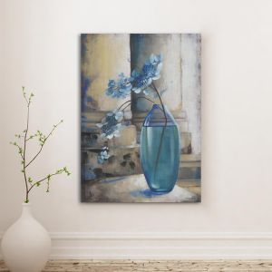 Πίνακας σε καμβά Turquoise vase