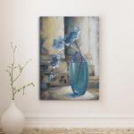 Canvas print Turquoise vase
