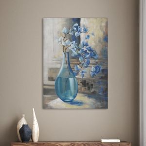 Πίνακας σε καμβά Turquoise vase I
