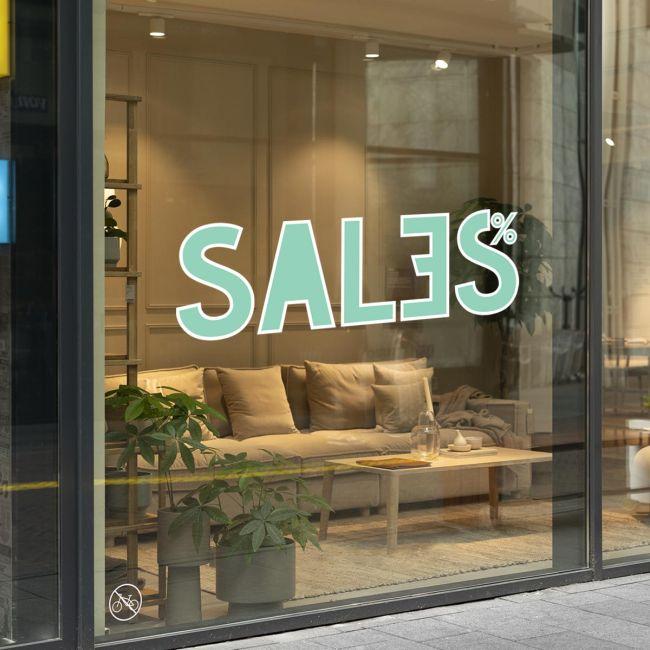 Αυτοκόλλητο εκπτώσεων Sales Letters, art1