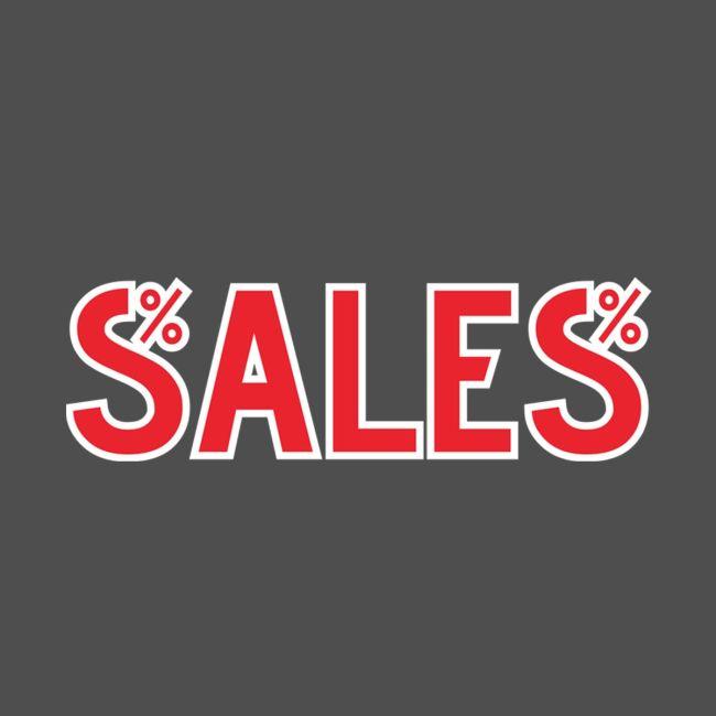 Αυτοκόλλητο εκπτώσεων Sales Letters, art2