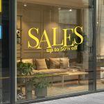 Shop window Sales up to 50, art1