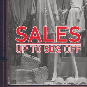 Shop window Sales up to 50, art2