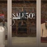 Shop window Sales up to 50, art3