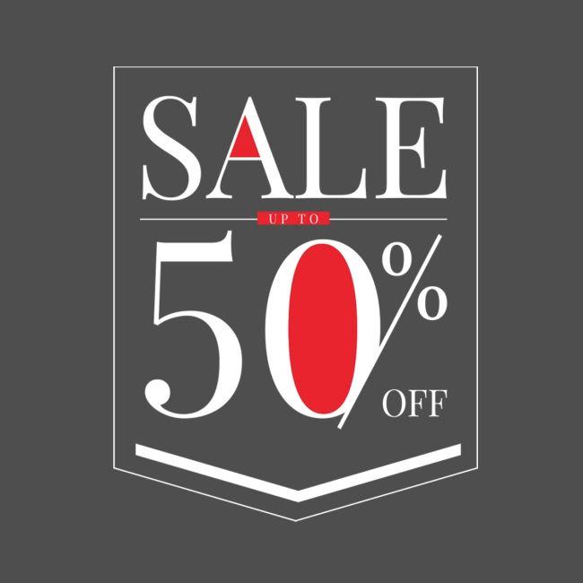 Shop window Sales Budge, art1