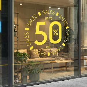 Shop window sales circle, art2 2