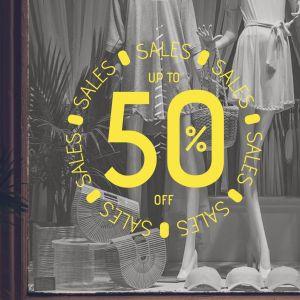 Shop window sales circle, art2