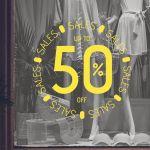 Shop window sales circle, art2