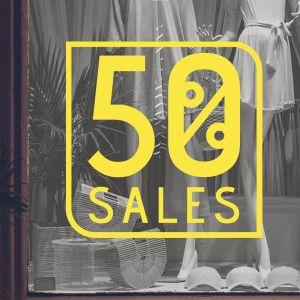 Αυτοκόλλητο εκπτώσεων Sales Budge, art2