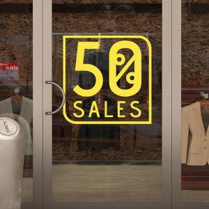 Shop window Sales Budge, art2 2