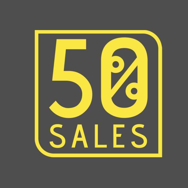 Αυτοκόλλητο εκπτώσεων Sales Budge, art2