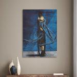 Canvas print, No face woman
