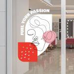 Αυτοκόλλητο Hair Salon, Art IΙ