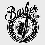 Barber shop window sticker, Art I
