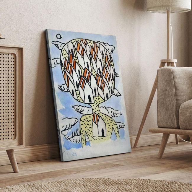 Πίνακας ζωγραφικής Painting on cardboard, Klee P.