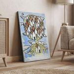 Canvas print Painting on cardboard, Klee P.