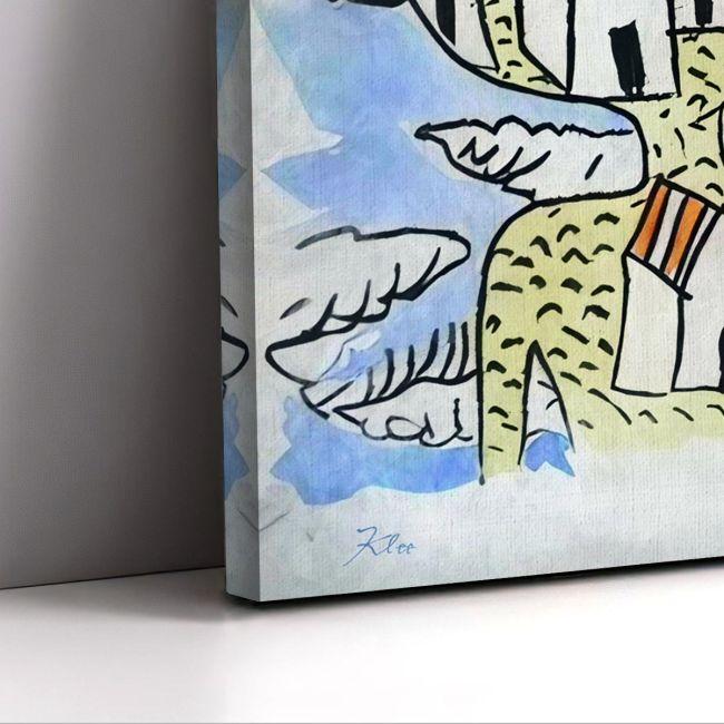 Πίνακας ζωγραφικής Painting on cardboard, Klee P.