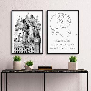 Poster Travel the world