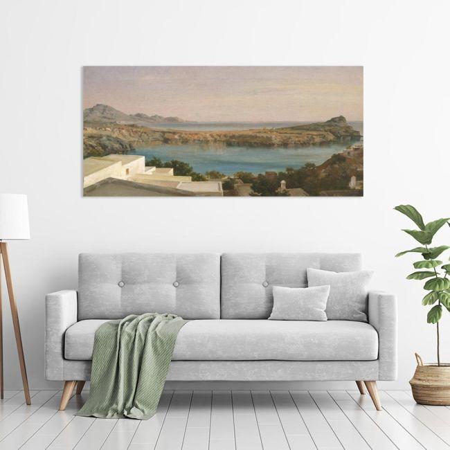 Canvas print Lindos, Rhodes, Leighton F.