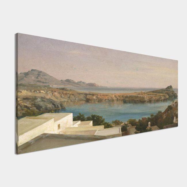 Canvas print Lindos, Rhodes, Leighton F.