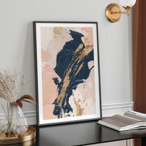 Impasto with gold streaks, Poster 2