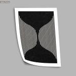 Abstract hourglass, Poster