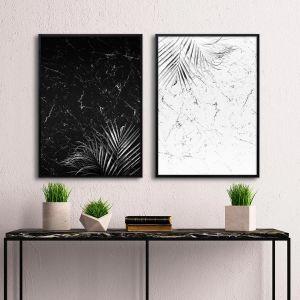 Broken nature Art 1 αφίσα πόστερ δίπτυχο  Αφίσα πόστερ με μαύρη κορνίζα