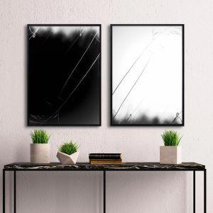 Poster Broken nature Art 2, diptych