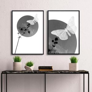 Poster Butterfly effect, diptych