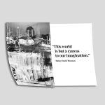 Poster Canvas to our imagination, diptych