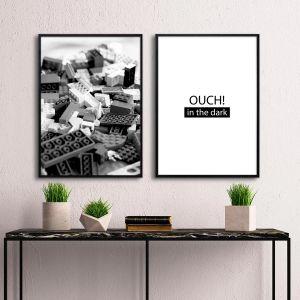 Poster Ouch, diptych