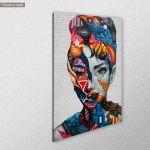 Canvas print Audrey Hepburn wallpaint