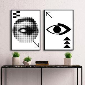 Poster Vision, diptych